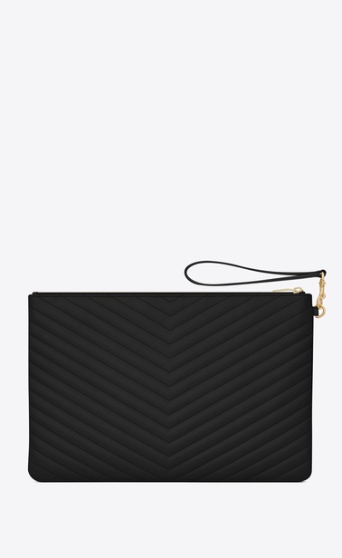 MONOGRAM Porte-documents en cuir matelassé